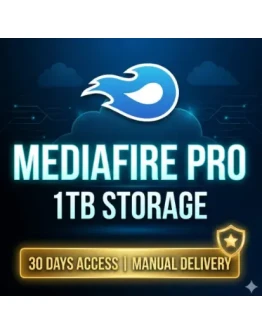 Premium MediaFire Pro (1TB) - 30 Days Subscription