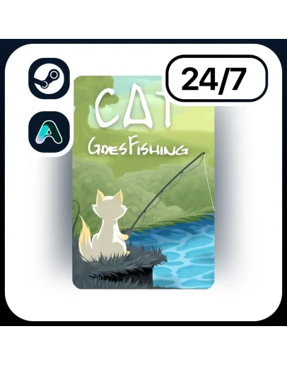 АВТО CAT GOES FISHING STEAM ПОДАРКОМ ДЛЯ KZ RU UA CIS 24/7