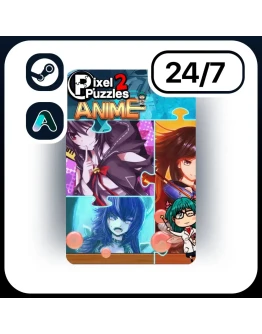 АВТО PIXEL PUZZLES 2: ANIME STEAM ПОДАРКОМ ДЛЯ KZ RU UA CIS 24/7