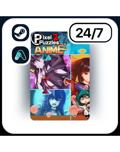 АВТО PIXEL PUZZLES 2: ANIME STEAM ПОДАРКОМ ДЛЯ KZ RU UA CIS 24/7
