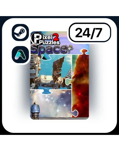АВТО PIXEL PUZZLES 2: SPACE STEAM ПОДАРКОМ ДЛЯ KZ RU UA CIS 24/7
