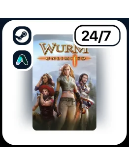 АВТО WURM UNLIMITED STEAM ПОДАРКОМ ДЛЯ KZ RU UA CIS 24/7