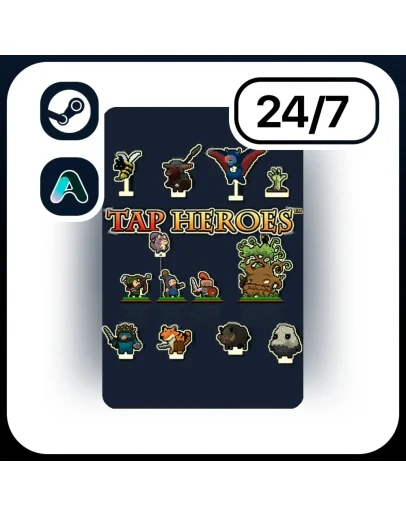 АВТО TAP HEROES STEAM ПОДАРКОМ ДЛЯ KZ RU UA CIS 24/7 АВТО TAP HEROES STEAM ПОДАРКОМ ДЛЯ KZ RU UA CIS 24/7
