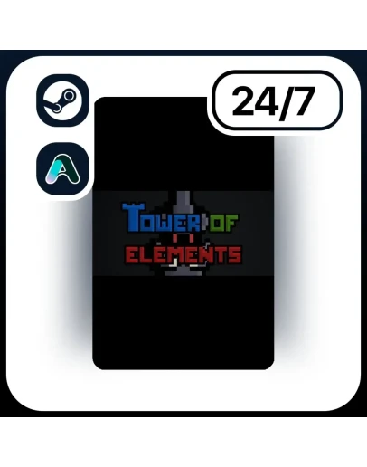 АВТО THE TOWER OF ELEMENTS STEAM ПОДАРКОМ ДЛЯ KZ RU UA CIS 24/7