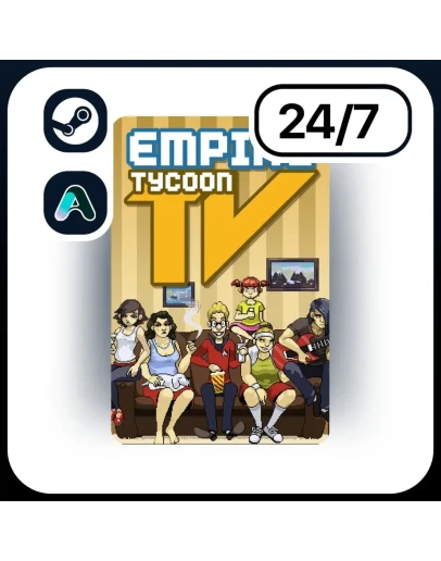 АВТО EMPIRE TV TYCOON STEAM ПОДАРКОМ ДЛЯ KZ RU UA CIS 24/7