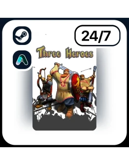 АВТО THREE HEROES STEAM ПОДАРКОМ ДЛЯ KZ RU UA CIS 24/7