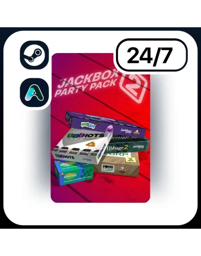 АВТО THE JACKBOX PARTY PACK 2 STEAM ПОДАРКОМ ДЛЯ KZ RU UA CIS 24/7