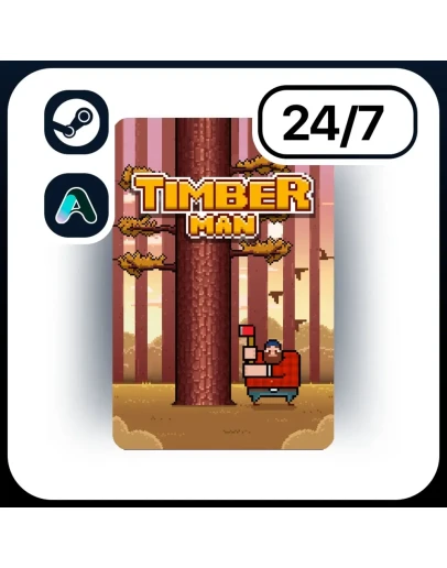 АВТО TIMBERMAN STEAM ПОДАРКОМ ДЛЯ KZ RU UA CIS 24/7