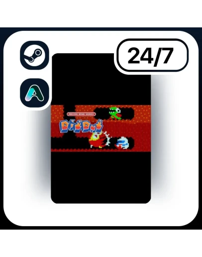 АВТО ARCADE GAME SERIES: DIG DUG STEAM ПОДАРКОМ ДЛЯ KZ RU UA CIS 24/7
