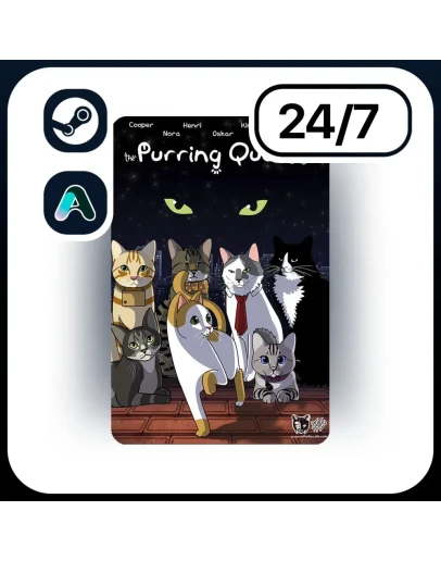 АВТО THE PURRING QUEST STEAM ПОДАРКОМ ДЛЯ KZ RU UA CIS 24/7