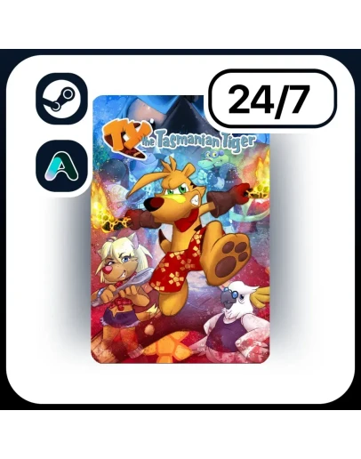 АВТО TY THE TASMANIAN TIGER STEAM ПОДАРКОМ ДЛЯ KZ UA CIS 24/7