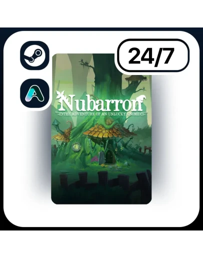АВТО NUBARRON: THE ADVENTURE OF AN UNLUCKY GNOME STEAM ПОДАРКОМ ДЛЯ KZ RU UA