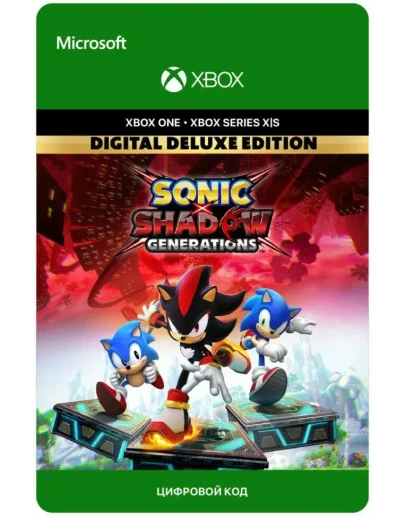 SONIC X SHADOW GENERATIONS DIGITAL DELUXE EDITION XBOXКЛЮЧ USA