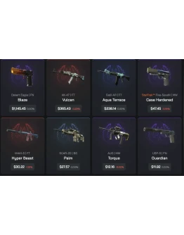 CS 2 Инвентарь 1800 USD Steam 10 уровень с 42 играми VAC-бан CS2