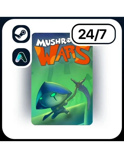 АВТО MUSHROOM WARS STEAM ПОДАРКОМ ДЛЯ KZ RU UA CIS 24/7