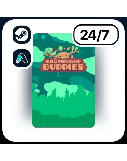 АВТО BRUSHWOOD BUDDIES STEAM ПОДАРКОМ ДЛЯ KZ RU UA CIS 24/7