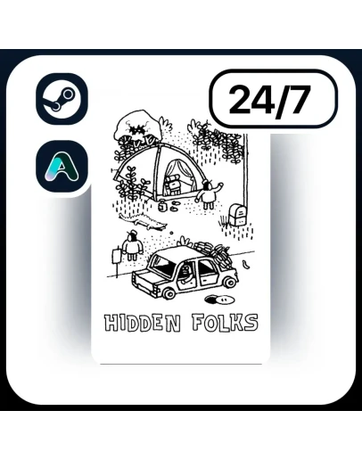 АВТО HIDDEN FOLKS STEAM ПОДАРКОМ ДЛЯ KZ RU UA CIS 24/7