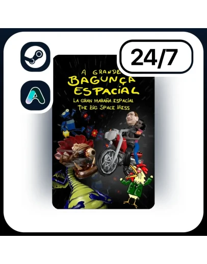 АВТО A GRANDE BAGUNA ESPACIAL - THE BIG SPACE MESS STEAM ПОДАРКОМ ДЛЯ KZ RU UA