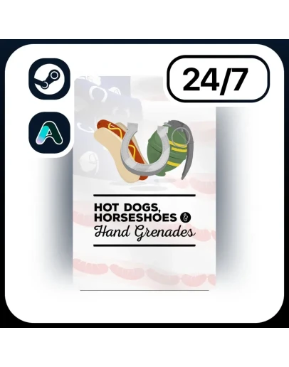 АВТО HOT DOGS, HORSESHOES &amp HAND GRENADES STEAM ПОДАРКОМ ДЛЯ KZ RU UA CIS 24/