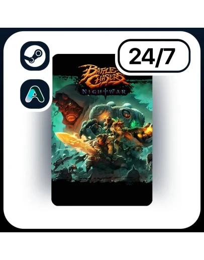 АВТО BATTLE CHASERS: NIGHTWAR STEAM ПОДАРКОМ ДЛЯ KZ RU UA CIS 24/7