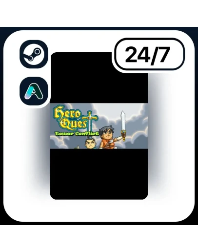 АВТО HERO QUEST: TOWER CONFLICT STEAM ПОДАРКОМ ДЛЯ KZ RU UA CIS 24/7
