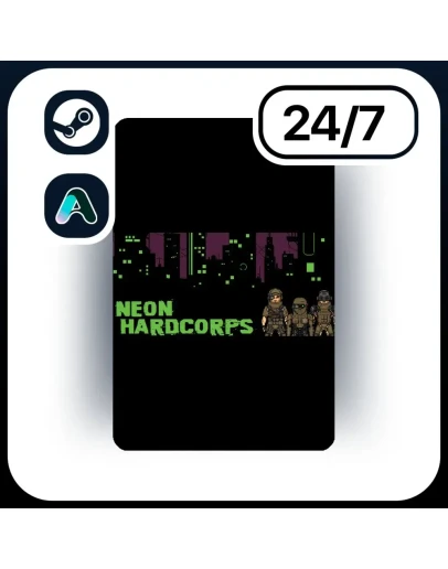 АВТО NEON HARDCORPS STEAM ПОДАРКОМ ДЛЯ KZ RU UA CIS 24/7