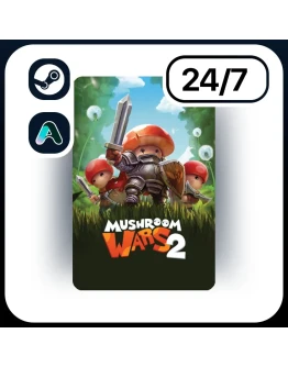 АВТО MUSHROOM WARS 2 STEAM ПОДАРКОМ ДЛЯ KZ RU UA CIS 24/7 АВТО MUSHROOM WARS 2 STEAM ПОДАРКОМ ДЛЯ KZ RU UA CIS 24/7