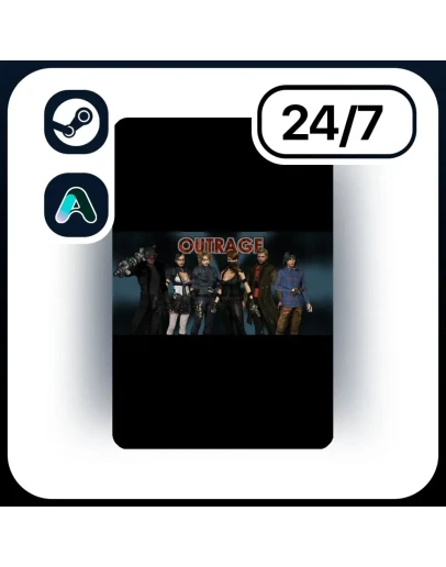 АВТО OUTRAGE STEAM ПОДАРКОМ ДЛЯ KZ RU UA CIS 24/7