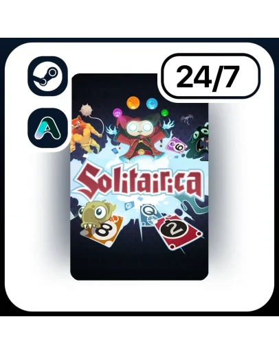 АВТО SOLITAIRICA STEAM ПОДАРКОМ ДЛЯ KZ RU UA CIS 24/7