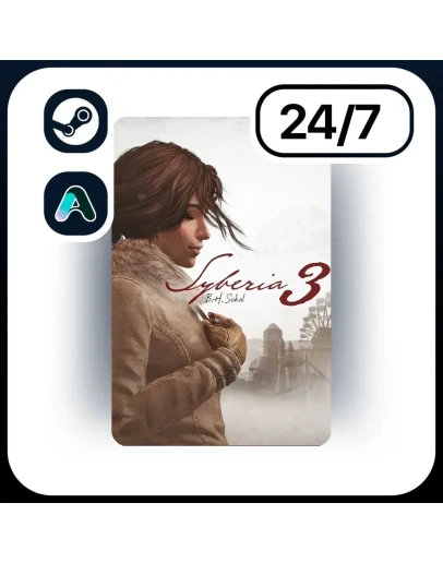АВТО SYBERIA 3 STEAM ПОДАРКОМ ДЛЯ KZ RU UA CIS 24/7 АВТО SYBERIA 3 STEAM ПОДАРКОМ ДЛЯ KZ RU UA CIS 24/7