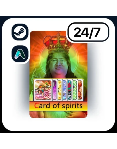 АВТО CARD OF SPIRITS STEAM ПОДАРКОМ ДЛЯ KZ RU UA CIS 24/7