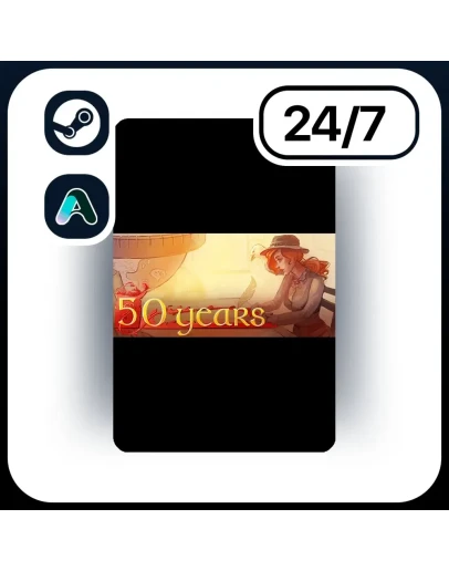 АВТО 50 YEARS STEAM ПОДАРКОМ ДЛЯ KZ RU UA CIS 24/7