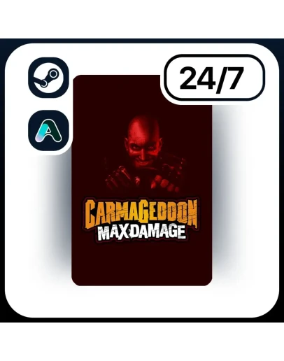 АВТО CARMAGEDDON: MAX DAMAGE STEAM ПОДАРКОМ ДЛЯ KZ RU UA CIS 24/7