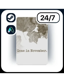 АВТО GONE IN NOVEMBER STEAM ПОДАРКОМ ДЛЯ KZ RU UA CIS 24/7