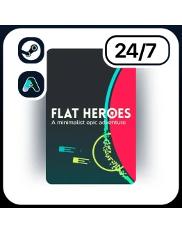 АВТО FLAT HEROES STEAM ПОДАРКОМ ДЛЯ KZ RU UA CIS 24/7