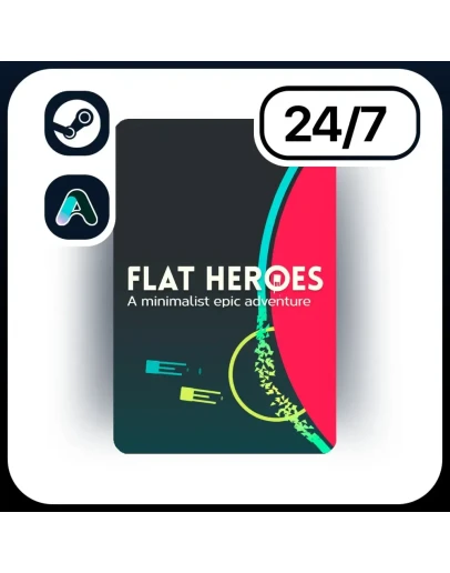 АВТО FLAT HEROES STEAM ПОДАРКОМ ДЛЯ KZ RU UA CIS 24/7
