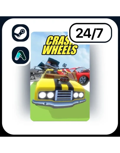 АВТО CRASH WHEELS STEAM ПОДАРКОМ ДЛЯ KZ RU UA CIS 24/7