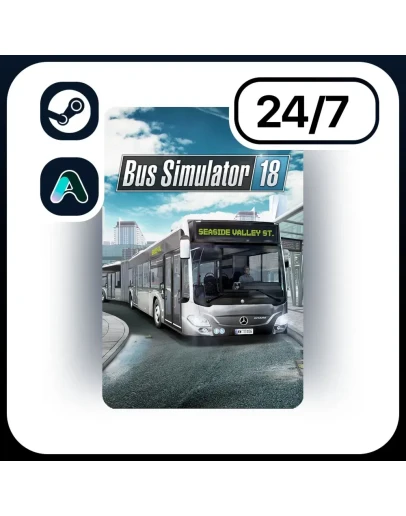 АВТО BUS SIMULATOR 18 STEAM ПОДАРКОМ ДЛЯ KZ RU UA CIS 24/7