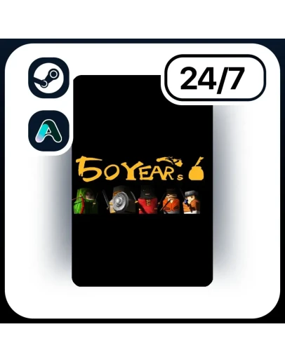 АВТО 50 YEARS STEAM ПОДАРКОМ ДЛЯ RU CIS 24/7 АВТО 50 YEARS STEAM ПОДАРКОМ ДЛЯ RU CIS 24/7