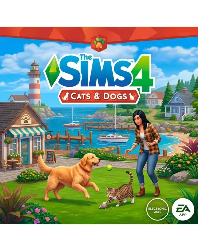 The Sims 4 Cats & Dogs DLC (EA APP Ключ) The Sims 4 Cats & Dogs DLC (EA APP Ключ)