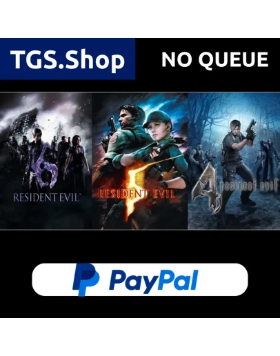 Resident Evil 4 + 5 + 6 STEAM PAYPAL