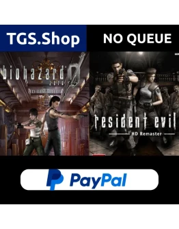 Resident Evil 1 + 0 HD Remaster STEAM PAYPAL
