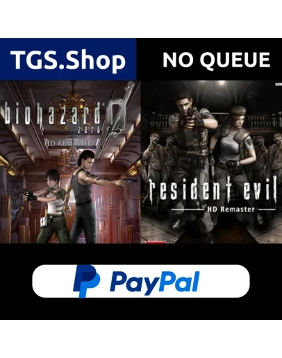 Resident Evil 1 + 0 HD Remaster STEAM PAYPAL