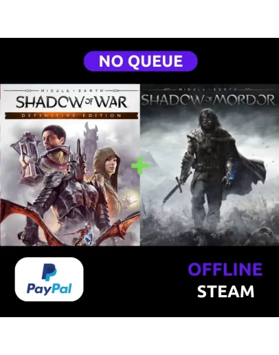 Middle-earth: Shadow of War + Shadow of Mordor STEAM PAYPAL