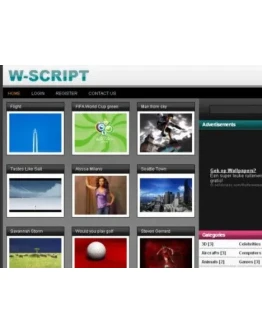 Скрипт для создания сервиса галереи обоев + БОНУС