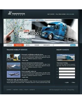 Flash-сайт (полностью во флэше)на тему перевозки 145902