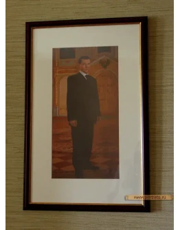 Парадный портрет Дмитрия Медведева в Александровском з.