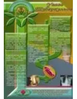 Плакат про заболевание туберкулёзом (украинский язык)