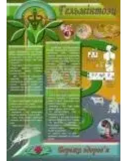 Плакат про гельминтозы (украинский язык)