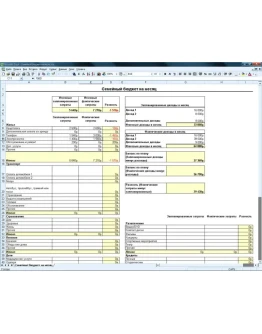 Семейный бюджет на месяц Семейный бюджет на месяц